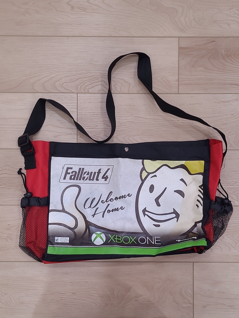 2015 Promotional Fallout 4 Xbox One messenger Bag Distributed By EB Games Canada